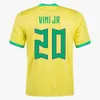 Brasil Brasil Camisa de futebol Novo 2024 Copa América Home Away Feminino 23 24 Kit de futebol Neymar Jr Juventude Kids Rodrygo Vinicius Bruno G Martinelli G.jesus UNIFORM 59