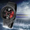 Other Creative 3D Men Steel Car Auto Racing Wheel Rim Hub Designed R8 Series Wrist Luxury Brand Dropshipping YQ240122