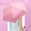 Umbrellas 1PC Mini Umbrella Rain Women Windproof Durable 5 Folding Sun Portable Sunscreen Female Parasol