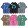Designer masculino Gu-shirt Camiseta vintage Camisa Retro lavada Marca de luxo T Camisetas femininas Manga curta Camista do verão Cavalas causais Hip Hop Tops Roupos