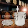 Alcohol Water Distilleerder Fles DIY Moonshine Apparatuur Roestvrij staal Brouwmachine Pomp voor Whiskey Wijn Bier Dispenser