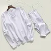 Men's Sleepwear Autumn And Winter Cashmere Cotton Warm Suit Clothes Trousers