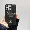 디자이너 가을 예방 패션 iPhone 15 Phone Case for Apple iPhone 14 Pro Max 13 12 11 가죽 전화기 커버