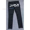 2023 Kusbi Jeans Mens Designers Pants Ksb Men's Spring/summer Washed Worn-out with Holes Slim Fitting Stretch 30- M A C