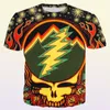 3D Printed Grateful Dead Blues T Shirt dla mężczyzn Kobiety Letnie koszulki z krótkim rękawem Tops Unisex Streetwear Tshirt 2206235967602