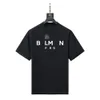 Summer Men's Designer Band Fashion Black and White Short Sleeve Letter Mönster T-shirt XS-4XL # LJS777