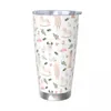 Tumblers The Nutcracker Watercolor Tumbler Vacuum Insulated Artistic Ballet Ballerina Coffee Cups Flask School Mug Water Bottle