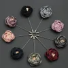 Bloemen Broches Corsages Pins Voor Mannen En Vrouwen Hoogwaardige Stof Editie Jurk 9 Kleur Doek Gift Vest Brooches277N