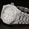 41MM montres de marque VVS moissanite montre Hip Hop glacé Moissanite diamant montre pour hommes