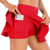 Cloud Hide fitness tennis kjolar badminton golf s-xxxl kjol hög midje shorts kvinnor atletiska löpande sport flickor veckade skortar 240119