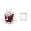 Coffee Tea Tools 100Pcs / Pack Drip Filter Bag Portable Hanging Ear Style Filters Paper Home Office Travel Brew And Drop Delivery Dhexn