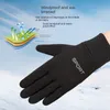Winter Waterproof Bicycle Gloves Outdoor Sports Skiing Running Motorcycle Touch Screen Wool Gloves Non-slip Warm Full Finger