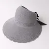 Ball Caps Summer Beach Top Able Otwarty Hat Wide Visor Roll Fold Up Cap Women Baseball Chef