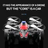 Children's Inertial Four-wheel Drive Aircraft Model Toy Drop-resistant Drone Car