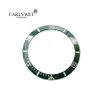 Carlewet cały zamiennik zielony z białymi pismami ceramiczna ramka 38 mm Wkładka wykonana dla Rolex Submariner GMT 40 mm 116610 LN230F