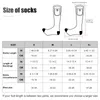 Zima ogrzewana sceniczna akumulator śniegowa Kobiety Kobiety Electric Heating Socks Sports Man z cieplejszą stopą 240123