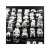Metals Beads For Jewelry Making Big Hole Loose Diy Craft Wholesale Bracelet Charms Drop Delivery Dhy2U