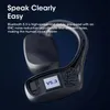 Mobiltelefonörlurar 5.3 Luftledning Bluetooth hörlurar Brusreducering Sportvattentät trådlösa hörlurar med Mic Ear Hooks Headset Earbuds J240123