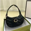 2022 borse di design borse classiche borse lady mezza luna mini dimensioni di lusso borsette borse baguette donne crossbag223c
