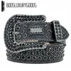 2022 Designer Bb Belt Simon Belts pour hommes femmes ceinture de diamant brillant noir sur noir bleu blanc multicolore 2251324E