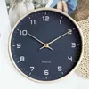 Orologi da parete Orologio digitale semplice alla moda da 11,8 pollici Circolare in legno Silenzioso Moderno Soggiorno Camera da letto Decorazione domestica fai da te