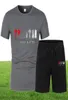 Men039s Trainingsanzüge Men039s Bedrucktes Zweiteiliges Men39s Marke Kurzarm T-Shirt Shorts Casual Sport SetMen0397891411