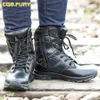 Brochettes CQB.Fury Summer Mens Boots Military Boots tactique Bottes de combat confortables Tactique Bottes avec Zipper Taille 3846 Zdwar Wolf