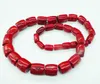 Choker . African Man Jewelry Red Coral Necklace 80CM. HAVE Flaws!