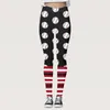 Pantaloni attivi da donna Comodi collant con stampa baseball Leggings Controllo Yoga Sport a vita alta