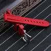 22 مم 24 ملم جودة FKM Fluoro Rubber Watch Band for Panerai Watch Strap Watchproof Watchband أداة مجانية