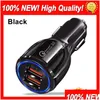 Car Charger Top Dual Usb Quick Charge 3.0 Mobile Phone Charging 2 Port Fast Chargers For Huawei Tablet Drop Delivery Automobiles Motor Dh1Ss