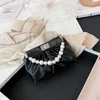 Cross Lod Bags Cord -weibliche Handtaschen Designer Perlenkette Kleine Crossbody Casual Lady Umhängetasche Frauen Messenger282j