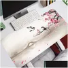 Mouse Pads Wrist Rests Artistic Painting Office Pad Gaming Mousepad Mat Keyboard Desk Table Carpet Computer Laptop Drop Delivery C Dhwjt