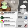 Humidifiers Houselin Humidifier 230 ML Essential Oil Diffuser with Adjustable Light Raindrop Humidifier Aromatherapy Diffuser YQ240122