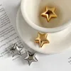 Earrings Designer For Women Backs Vintage Gold Color Plated Pentagram 2024 Trendy Design Simple Star Stud Girls Jewelry Wholesale