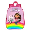 Borse Zaini scuola per case delle bambole Kawaii Gabby per bambini Ragazze Zaino rosa Borse per asilo Zaino per bambini da 12 pollici Borsa impermeabile