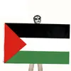 Ny stor Palestina flagga polyester 150 x 90 cm Gaza Palestinian Banner