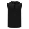 Tanktops voor heren Zomer Veelzijdig mouwloos Fitness Sport Trekkoord Effen kleur Capuchon Top Heren Effen T-shirts Pack