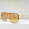 Occhiali da sole classici da uomo Aviator Sunclasses BV1065S da donna con montatura rettangolare in metallo, occhiali da sole da vista casual retrò, occhiali da golf da pesca con scatola originale