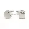 Cuff Links Brass Packman Ghost Bean Cufflinks Greedy Snake Drop Delivery Jewelry Tie Clasps Dhefm