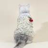 Vêtements pour chiens Robe Cat Tutu Jupe Chiot Petits Costumes Yorkshire Terriers Poméranie Shih Tzu Bichon Bichon Caniche Vêtements pour animaux de compagnie 2024