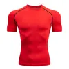 Mężczyźni biegający T-shirt z krótkim rękawem TESE TEES GYM Fitness Bluza Męska Jogging Homme Athletic Shirt Tops 240123