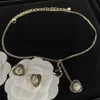 Серьги с жемчугом «Любовь», ожерелье, длинная цепочка, дизайнерские серьги, ожерелье «Любовник», очаровательные серьги с буквами для женщин