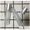 Packing Bottles Wholesale 10Ml Elegant Frost Glass Roll On Essential Oils Per With Stainless Steel Roller Ball Drop Delivery Office Dhobs