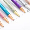 wholesale Metal Diamond Ballpoint Pens Student Glitter Sequin Ballpoints Pen School Gifts Stationery Office Writing Signature Supplies TH1291