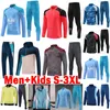 XXXL 23 24 Haaland Soccer Set Cities Tracksuits 2023 2024 Långärmning Training Jacket Huven Trenchrock Vuxen Kid Kits Football Shirts Big Size S-3XL