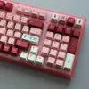 Tastaturen Tastaturen GMK Darling Großes Set Cherry Profile DYE SUB PBT Tastenkappe Japanische personalisierte Tastenkappen für mechanische Tastaturen 61/64/68/75 YQ240123