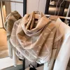 Winter Scarf Designer Luxury High Grade Wool Scarf Women's 100% Cashmere Fashion Print Classic Size 34 * 186cm och 50 * 200 cm Design Scarf New Gift Multi Color Style