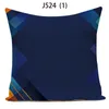 Pillow Velvet Cover Abstract Art Office Sofa 45x45cm Modern Home Decoration Pillowcase Simple Nordic Gift Living Room E2347