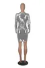 Casual Dresses Women's Shiny Leather Ruched Mini Dres Fashion Long Sleeve Pleated Lace-Up Bandage Short Party Dress Sexig Clubwear